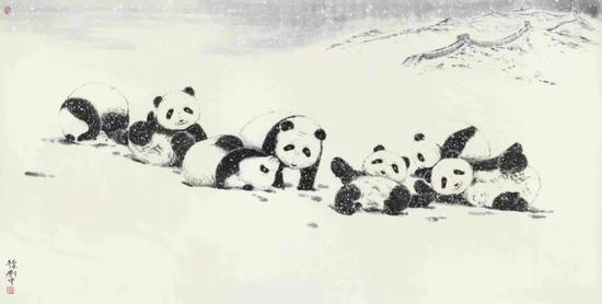 为大熊猫造型——刘中的艺术生物学与社会学创作